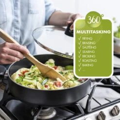 GreenPan Memphis Pannenset - 20-delig - Zwart - Inductie - PFAS-vrij -Keukenartikelen Series Winkel 1200x1200 369