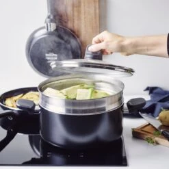 GreenPan Memphis Pannenset - 20-delig - Zwart - Inductie - PFAS-vrij -Keukenartikelen Series Winkel 1200x1200 371