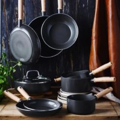 GreenChef Vintage Wokpan 28cm/3.7L - Zwart - Inductie - PFAS-vrij 13 GreenChef Vintage Wokpan 28cm/3.7L - Zwart - Inductie - PFAS-vrij -Keukenartikelen Series Winkel 1200x1200 405