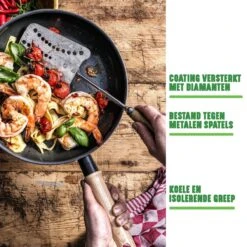 GreenChef Vintage Wokpan 28cm/3.7L - Zwart - Inductie - PFAS-vrij 17 GreenChef Vintage Wokpan 28cm/3.7L - Zwart - Inductie - PFAS-vrij -Keukenartikelen Series Winkel 1200x1200 409