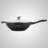 Royalty Line Marble Coating Wokpan - Met Glazen Deksel - Zwart - 32 Cm -Keukenartikelen Series Winkel 1200x1200 50