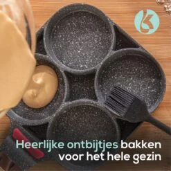 Culistar Pannenkoekenpan Inductie - Pancake Pan - Omeletpan - Omeletmaker - Eierpan - Inclusief Receptenboekje -Keukenartikelen Series Winkel 1200x1200 503