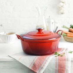 Le Creuset Braadpan Faitout Tradition Kersenrood - ø 24 Cm / 3 Liter 13 Le Creuset Braadpan Faitout Tradition Kersenrood - ø 24 Cm / 3 Liter -Keukenartikelen Series Winkel 1200x1200 539