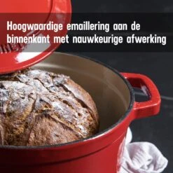 Daumonet Carême Rouge Gietijzeren Braadpan - Sudderpan Kersen Rood - Rond - Ø26 Cm - 4,4 Liter - PFAS & PFOA Vrij - Emaille - Geschikt Voor Alle Warmtebronnen - Elektrisch - Gas - Halogeen - Inductie - Keramisch - Vaatwasserbestendig 20 Daumonet Carême Rouge Gietijzeren Braadpan - Sudderpan Kersen Rood - Rond - Ø26 Cm - 4,4 Liter - PFAS & PFOA Vrij - Emaille - Geschikt Voor Alle Warmtebronnen - Elektrisch - Gas - Halogeen - Inductie - Keramisch - Vaatwasserbestendig -Keukenartikelen Series Winkel 1200x1200 552