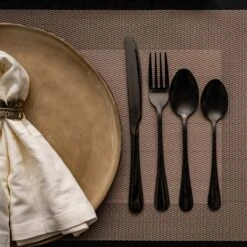 OEC Kitchen Bestekset 36-delig - Zwart - 6 Persoons - Steakmessen - Messen - Vorken - Lepels - RVS 13 OEC Kitchen Bestekset 36-delig - Zwart - 6 Persoons - Steakmessen - Messen - Vorken - Lepels - RVS -Keukenartikelen Series Winkel 1200x1200 595