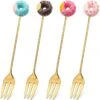 Gebaksvorkjes Donut Set Van 4 Taartvorkjes - Goud 2 Gebaksvorkjes Donut Set Van 4 Taartvorkjes - Goud -Keukenartikelen Series Winkel 1200x1200 612