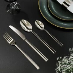 Nevana Bestekset - 24 Delig - 18/10 Edelstaal - Bestek - Lepels, Messen, Vorken -Keukenartikelen Series Winkel 1200x1200 636