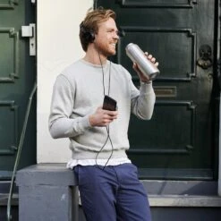 Mepal – Isoleerfles Ellipse 900 Ml – Houdt Je Drankje 12 Uur Warm En 24 Uur Koud – Natural Brushed – Geschikt Voor Bruiswater – Thermosfles – Lekdicht -Keukenartikelen Series Winkel 1200x1200 724