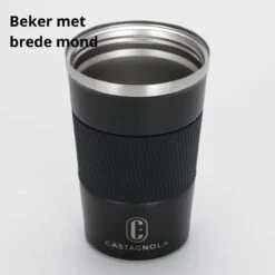 Castagnola Design RVS Koffiebeker To Go - Zwart - 380ml - Thermosbeker - Theebeker 18 Castagnola Design RVS Koffiebeker To Go - Zwart - 380ml - Thermosbeker - Theebeker -Keukenartikelen Series Winkel 1200x1200 749