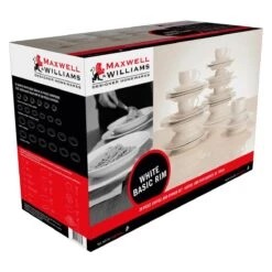 Maxwell And Williams White Basic Rim Koffie- En Dinerset - 30-delig - Wit -Keukenartikelen Series Winkel 1200x1200 798
