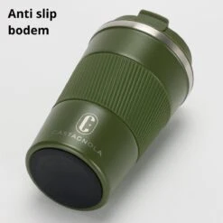 Castagnola Design RVS Koffiebeker To Go - Groen - 380ml - Thermosbeker - Theebeker -Keukenartikelen Series Winkel 1200x1200 884