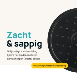 MOA Gietijzeren Braadpan - Inhoud 4,75 Liter - 26CM - Rond - Alle Warmtebronnen - Ook Voor Inductie - Gewicht 5,8 Kg - Bordeaux Rood - MC26BR 16 MOA Gietijzeren Braadpan - Inhoud 4,75 Liter - 26CM - Rond - Alle Warmtebronnen - Ook Voor Inductie - Gewicht 5,8 Kg - Bordeaux Rood - MC26BR -Keukenartikelen Series Winkel 1200x1200 90