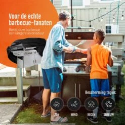 GrillX Barbecue Hoes - 145 X 61 X 117cm - BBQ Hoes Waterdicht - Beschermhoes Inclusief Trekkoord - BBQ Accesoires -Keukenartikelen Series Winkel 1200x1200 903