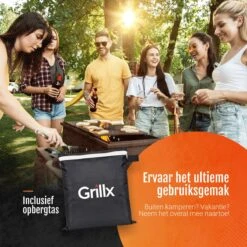 GrillX Barbecue Hoes - 145 X 61 X 117cm - BBQ Hoes Waterdicht - Beschermhoes Inclusief Trekkoord - BBQ Accesoires -Keukenartikelen Series Winkel 1200x1200 906