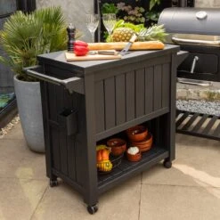 BluMill BBQ Tafel - Inclusief Koelvak 80 Liter - Op Wieltjes - Met Flessenopener - 102 X 46 X 86,5 Cm -Keukenartikelen Series Winkel 1200x1200 917