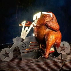 GrillX Beer Can Chicken Houder - Kiphouder Motorcycle - BBQ Accesoires - Bierkip - Barbeque Gereedschap - Chicken Sitter -Keukenartikelen Series Winkel 1200x1200 948