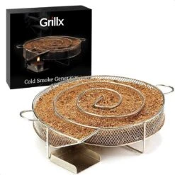 GrillX Cold Smoke Generator Met 1KG Appel Rookmot - 6 Liter - Smokerbox - RVS Rookbox - Rookgenerator - Koud Roken - BBQ Accesoires -Keukenartikelen Series Winkel 1200x1200 967