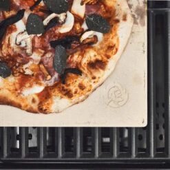 Burnhard Pizzasteen 38 X 30 X 1,5 Cm + Pizzaschep 25 Burnhard Pizzasteen 38 X 30 X 1,5 Cm + Pizzaschep -Keukenartikelen Series Winkel 1200x1200 973