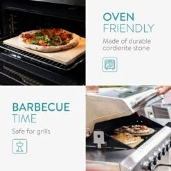 Navaris Pizzasteen XL Voor Oven En Barbecue - Rechthoekige Pizzaplaat 38 X 30 Cm - Inclusief Pizzaschep Met Extra Lang Handvat En Receptenboek 12 Navaris Pizzasteen XL Voor Oven En Barbecue - Rechthoekige Pizzaplaat 38 X 30 Cm - Inclusief Pizzaschep Met Extra Lang Handvat En Receptenboek -Keukenartikelen Series Winkel 1200x1200 990