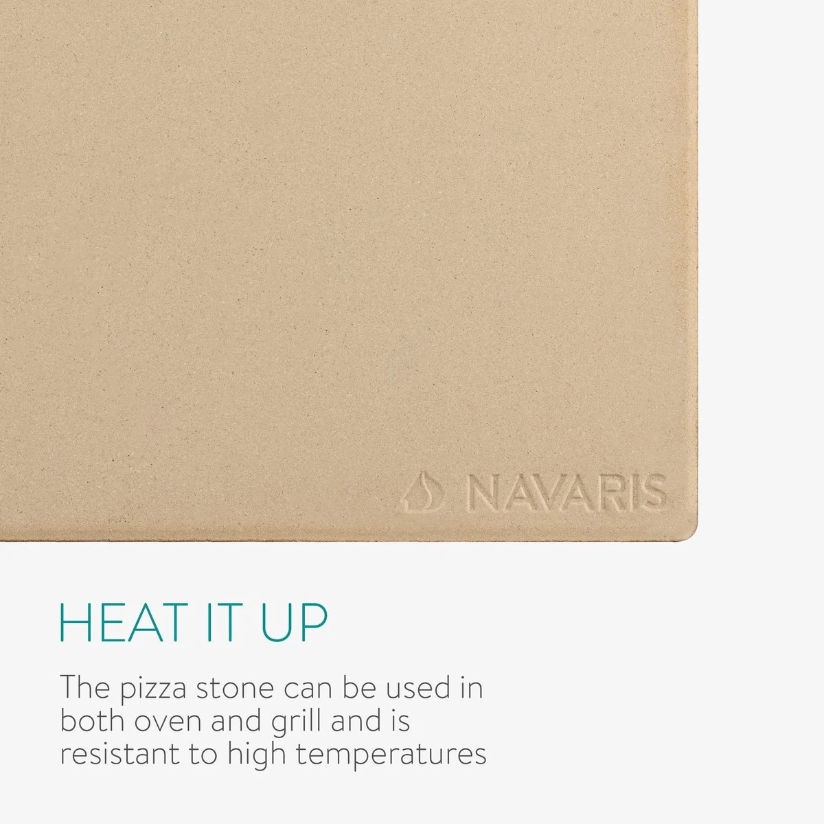 Navaris Pizzasteen XL Voor Oven En Barbecue - Rechthoekige Pizzaplaat 38 X 30 Cm - Inclusief Pizzaschep Met Extra Lang Handvat En Receptenboek 8 Navaris Pizzasteen XL Voor Oven En Barbecue - Rechthoekige Pizzaplaat 38 X 30 Cm - Inclusief Pizzaschep Met Extra Lang Handvat En Receptenboek - Afbeelding 7