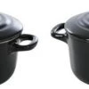 BK Bourgogne Cocotte Ø 10 Cm - 2 Stuks - Zwart - Oven 2 BK Bourgogne Cocotte Ø 10 Cm - 2 Stuks - Zwart - Oven -Keukenartikelen Series Winkel 1200x388