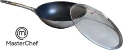 MasterChef / Jumbo - Wokpan - Met Glazen Deksel - 28 Cm - Inductie -Keukenartikelen Series Winkel 1200x489 2