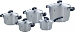 BK Conical Cool Glas Pannenset - 5-delig - Glazen Deksels - Geschikt Voor Alle Warmtebronnen -Keukenartikelen Series Winkel 1200x518