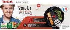 Tefal Unlimited + Induction Hoogwaardig Titanium Koekenpan - 28 Cm -Keukenartikelen Series Winkel 1200x521