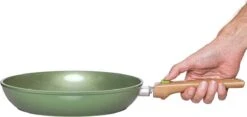 Just Vegan Koekenpan ECO Met Afneembaar Handvat 20 Cm Aluminium Groen -Keukenartikelen Series Winkel 1200x570
