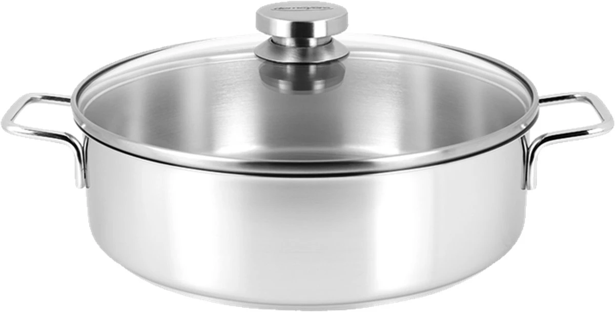 Demeyere Apollo 7 - Kookpan - 24 Cm - Met Glazen Deksel 4 Demeyere Apollo 7 - Kookpan - 24 Cm - Met Glazen Deksel - Afbeelding 2