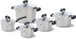 BK Conical Cool Glas Pannenset - 5-delig - Glazen Deksels - Geschikt Voor Alle Warmtebronnen -Keukenartikelen Series Winkel 1200x620 2