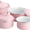 Lite-Body Pannenset 4-delig - Emaille - Roze -Keukenartikelen Series Winkel 1200x631