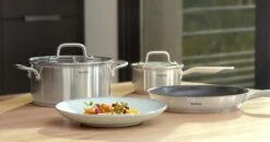 Tefal Virtuoso Pannenset 4-delig - Kookpan Ø 16/20/24 Cm + Steelpan Ø 16 Cm -Keukenartikelen Series Winkel 1200x633
