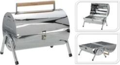 BBQ Collection Houtskoolbarbecue - Cilinder - Chroom -Keukenartikelen Series Winkel 1200x651 1