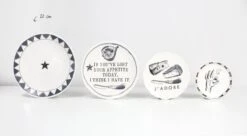 Blond Amsterdam - X Noir - Bord - I Licked - Ø 22 Cm -Keukenartikelen Series Winkel 1200x663 1