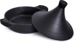 Aluminium Tajine Agadir- Matt Black Geschikt Ook Voor Inductie -Keukenartikelen Series Winkel 1200x679