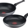 Tefal Easy Plus Pannenset - Koekenpan Ø 24 Cm + Wokpan Ø 28 Cm - Niet Geschikt Voor Inductie -Keukenartikelen Series Winkel 1200x735