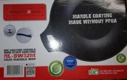 Royalty Line Marble Coating Wok - Met Glazen Deksel - Zwart - 30 Cm 12 Royalty Line Marble Coating Wok - Met Glazen Deksel - Zwart - 30 Cm -Keukenartikelen Series Winkel 1200x763 1