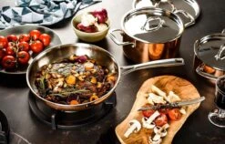 Koekenpan Ø26cm Met Deksel - Inductie - Koper - DUCQ -Keukenartikelen Series Winkel 1200x770