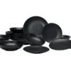Buccan Borden Set - Matt Onyx - Zwart - 18pcs -Keukenartikelen Series Winkel 1200x797 2