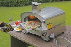 Bighorn Outdoor Edelstaal Gas Pizza Oven - Draagbare Gas Barbecue - Edelstaal -Model SRGG20001 -Keukenartikelen Series Winkel 1200x799 90
