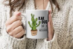 Mok - Koffiemok - Spreuken - Quote - 'Kak Dus Dat Je Weggaat' - Baan - Mokken - 350 ML - Beker - Koffiemokken - Theemok - Mok Met Tekst -Keukenartikelen Series Winkel 1200x800 109