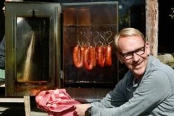 2-L Home & Garden XL Rookoven - RVS - 80x40x28 Cm - 3 Etages -Keukenartikelen Series Winkel 1200x800 155