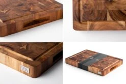 VDN Professionele Snijplank Acacia Hout Met Sapgeul En Handvatten – Hakblok 26x38x3.5 Cm -Keukenartikelen Series Winkel 1200x800 181