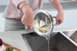 BK Q-linair Master Glas Pannenset - 5-delig - Glazen Deksel - Veilig Afgietsysteem - Inductie -Keukenartikelen Series Winkel 1200x800 26