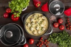 Smile 10-Delige Pannenset - Anti Aanbaklaag - Vaatwasser Bestendig - Zwart - MGK-17 -Keukenartikelen Series Winkel 1200x800 44