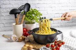 Smile 10-Delige Pannenset - Anti Aanbaklaag - Vaatwasser Bestendig - Zwart - MGK-17 -Keukenartikelen Series Winkel 1200x800 46