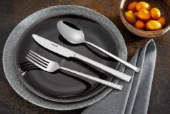 Sola Bestekset Luxor - Modern - 9 Persoons - 90 Delig - Zilverwit Edelstaal 18/10 - RVS - Zilver -Keukenartikelen Series Winkel 1200x801 9