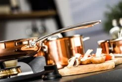 Koekenpan Ø26cm Met Deksel - Inductie - Koper - DUCQ -Keukenartikelen Series Winkel 1200x807