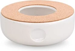 ConBlom Keramische Theepot, Warmer, Theewarmer, Koffiewarmer, Stoofje, Met Kurk-stoofje, Theepot Basis, Theefornuis, Melkwarmer Voor Thuis, Café, Theemelk (zonder Kaars En Theepot) -Keukenartikelen Series Winkel 1200x814 3